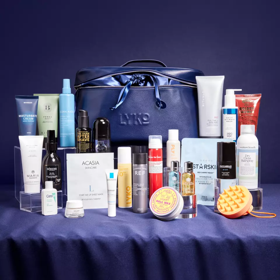 Lyko miesten kosmetiikkajoulukalenterin koko sisältö