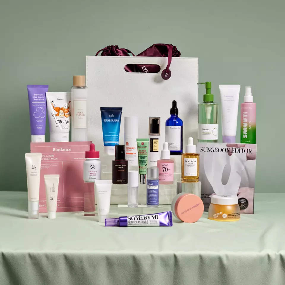 By Lyko K-Beauty kosmetiikkakalenterin sisältö