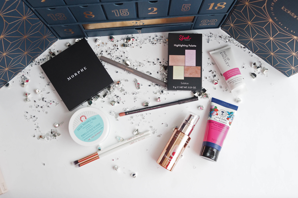 lookfantastic jouluklaenterin parhaat luukut.