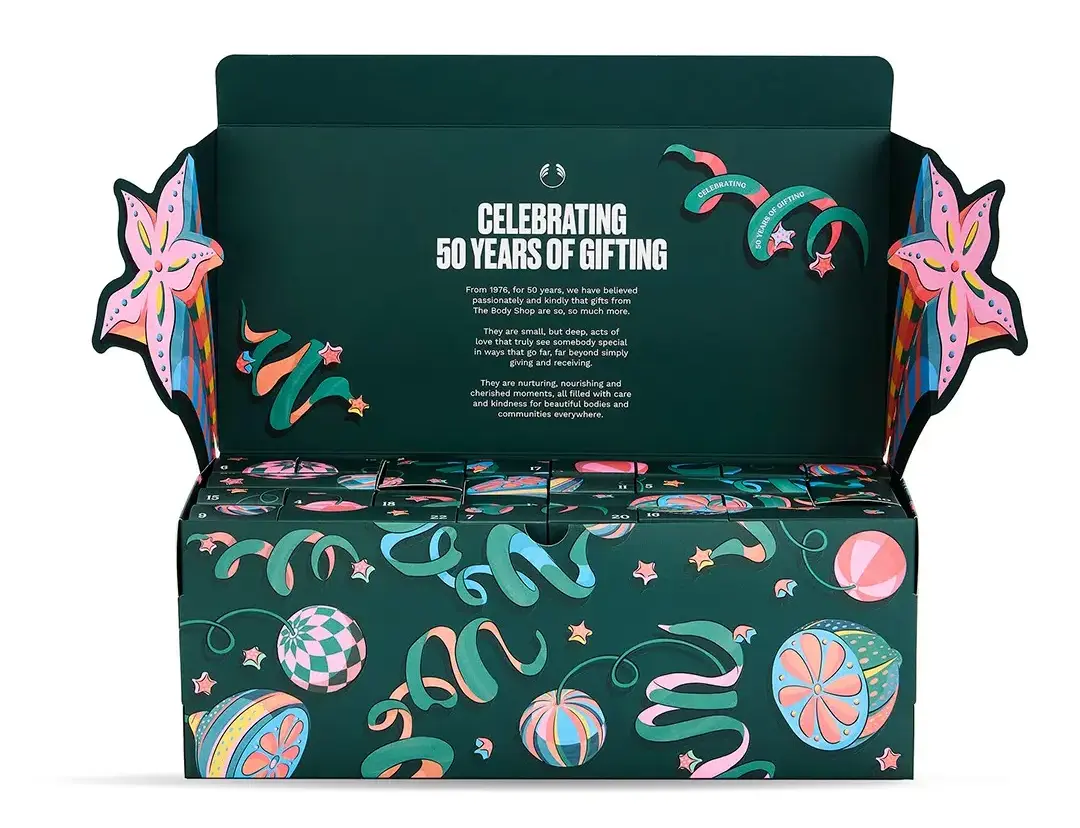The Body Shop vegaaaninen Joulukalenteri